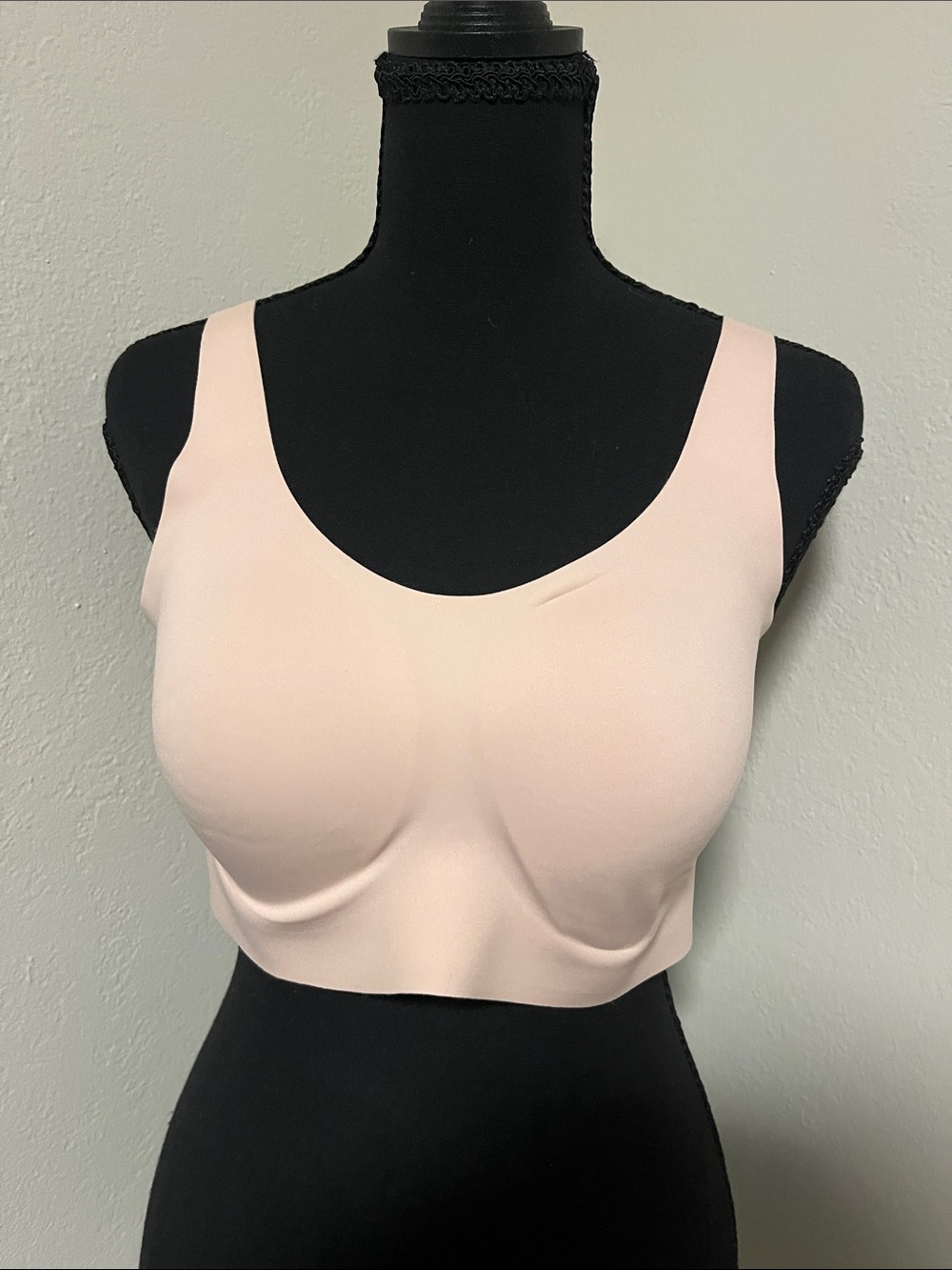Knix seamless Scoop Neck Bralette - Light Pink-Large